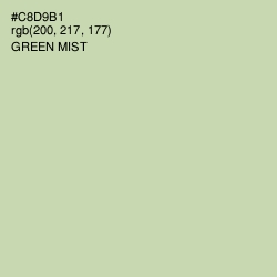 #C8D9B1 - Green Mist Color Image