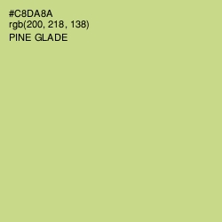 #C8DA8A - Pine Glade Color Image