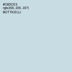 #C8DCE3 - Botticelli Color Image