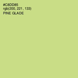 #C8DD85 - Pine Glade Color Image