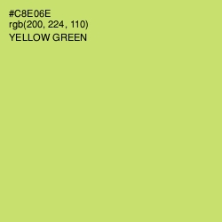 #C8E06E - Yellow Green Color Image