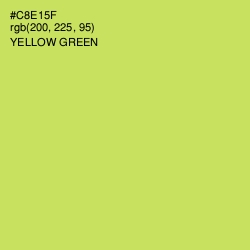 #C8E15F - Yellow Green Color Image