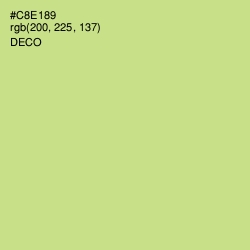 #C8E189 - Deco Color Image