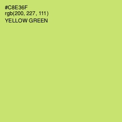#C8E36F - Yellow Green Color Image