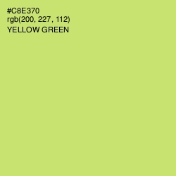 #C8E370 - Yellow Green Color Image