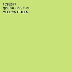 #C8E377 - Yellow Green Color Image