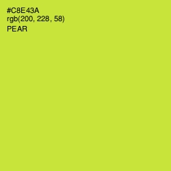 #C8E43A - Pear Color Image