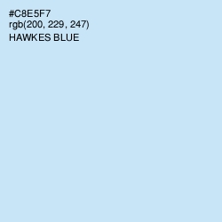 #C8E5F7 - Hawkes Blue Color Image