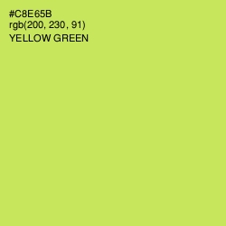 #C8E65B - Yellow Green Color Image