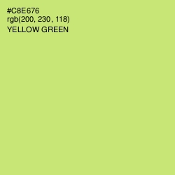 #C8E676 - Yellow Green Color Image