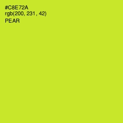 #C8E72A - Pear Color Image