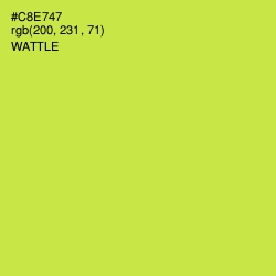 #C8E747 - Wattle Color Image