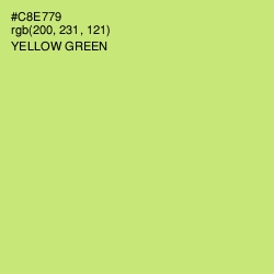 #C8E779 - Yellow Green Color Image