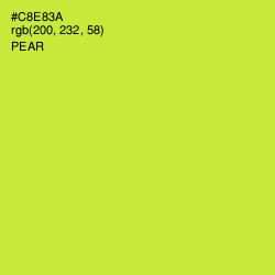#C8E83A - Pear Color Image