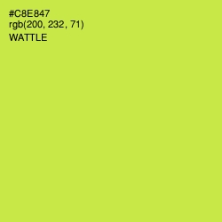 #C8E847 - Wattle Color Image