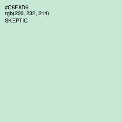 #C8E8D6 - Skeptic Color Image