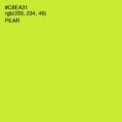#C8EA31 - Pear Color Image