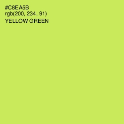 #C8EA5B - Yellow Green Color Image