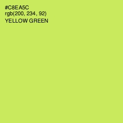 #C8EA5C - Yellow Green Color Image