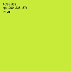 #C8EB39 - Pear Color Image