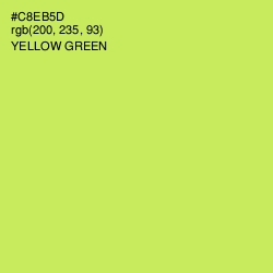 #C8EB5D - Yellow Green Color Image