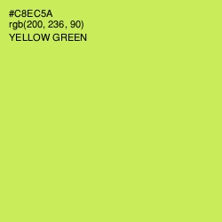 #C8EC5A - Yellow Green Color Image