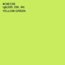 #C8EC5E - Yellow Green Color Image