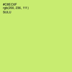 #C8EC6F - Sulu Color Image