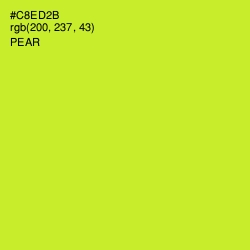 #C8ED2B - Pear Color Image