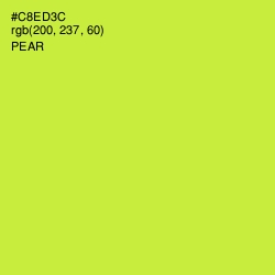 #C8ED3C - Pear Color Image