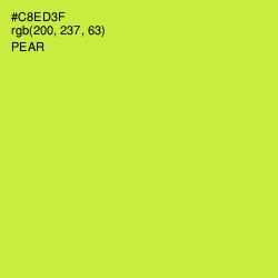 #C8ED3F - Pear Color Image
