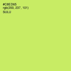#C8ED65 - Sulu Color Image
