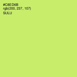 #C8ED6B - Sulu Color Image