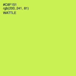 #C8F151 - Wattle Color Image