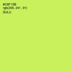 #C8F15B - Sulu Color Image