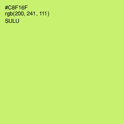 #C8F16F - Sulu Color Image