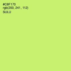 #C8F170 - Sulu Color Image