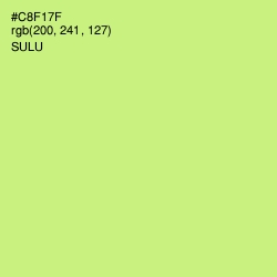#C8F17F - Sulu Color Image