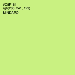 #C8F181 - Mindaro Color Image