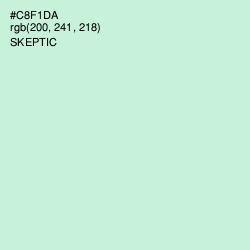 #C8F1DA - Skeptic Color Image