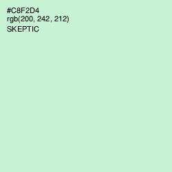 #C8F2D4 - Skeptic Color Image