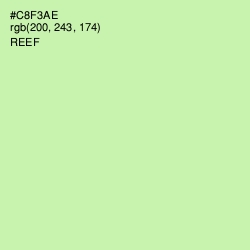 #C8F3AE - Reef Color Image