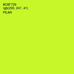 #C8F729 - Pear Color Image