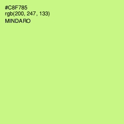 #C8F785 - Mindaro Color Image