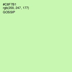 #C8F7B1 - Gossip Color Image