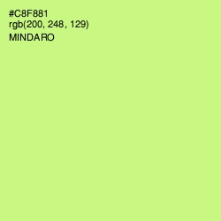#C8F881 - Mindaro Color Image