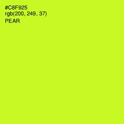 #C8F925 - Pear Color Image