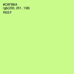 #C8FB8A - Reef Color Image