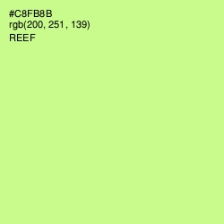 #C8FB8B - Reef Color Image