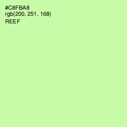 #C8FBA8 - Reef Color Image